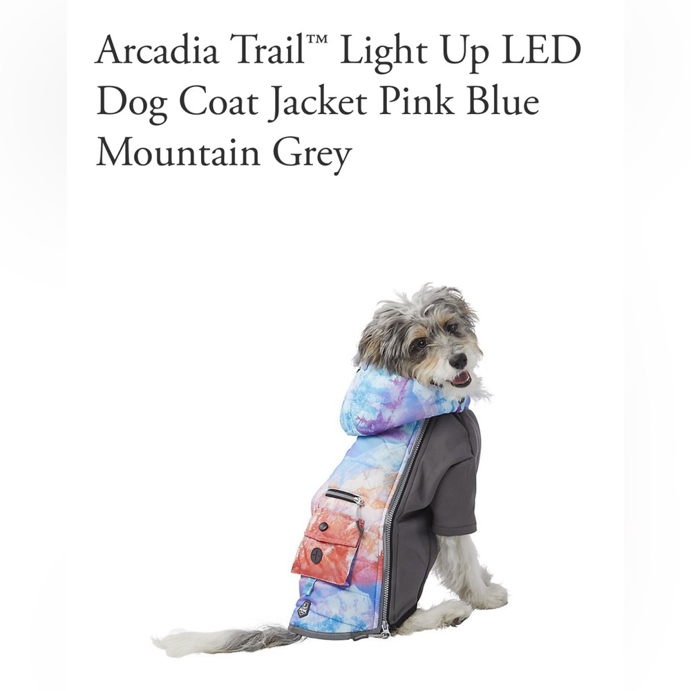 NEW Arcadia Trail™ Light Up LED Dog Coat Jacket - Medium
